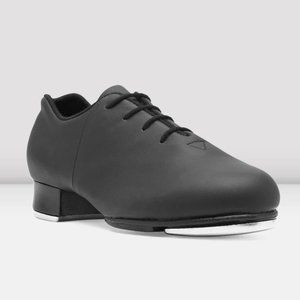 Bloch Ladies Tap-Flex Leather Tap Shoes, Black Lace Up Tap Shoes